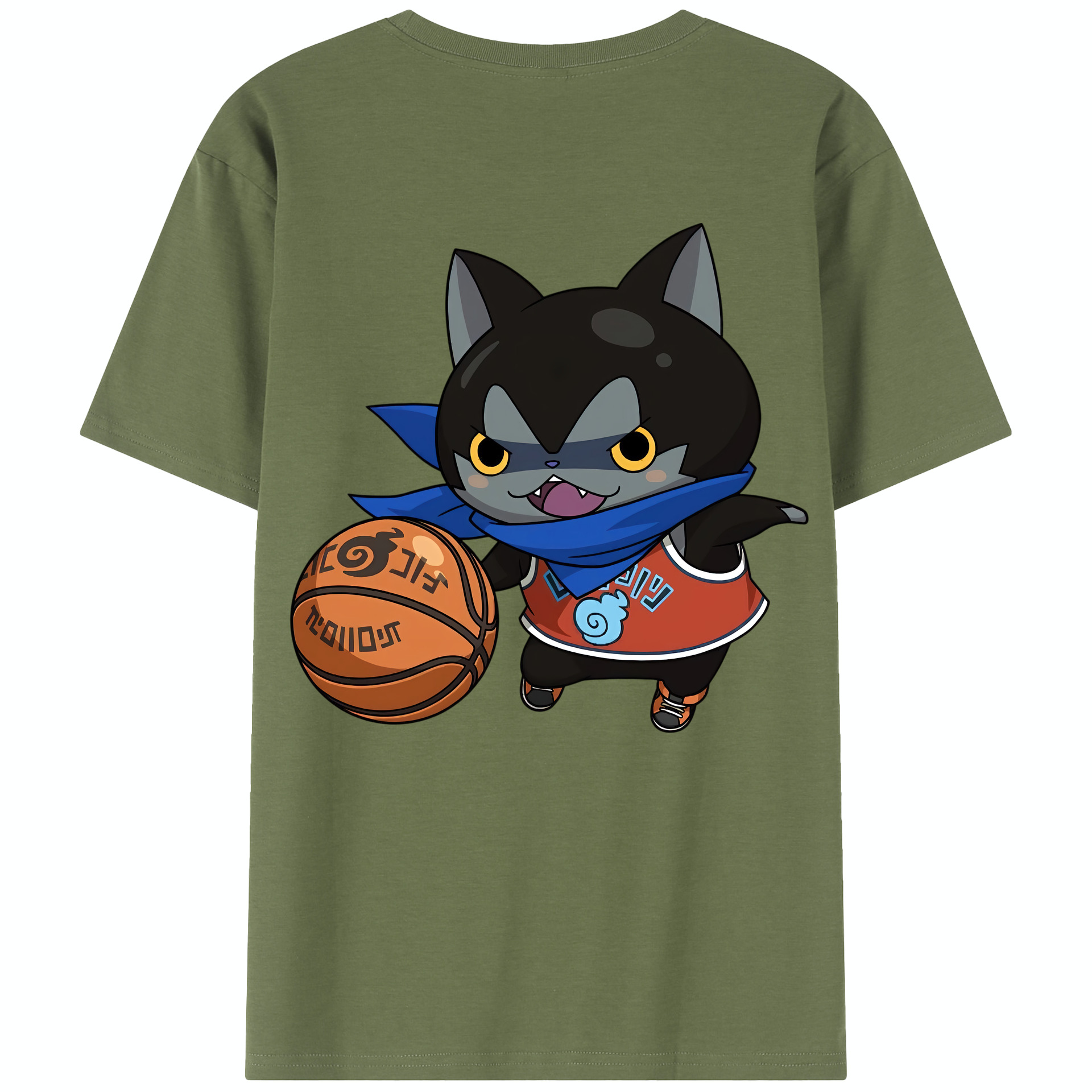 （画像用） 妖怪ウォッチ Yo-kai Watch 綿100％半袖Tシャツ（背面プリント）